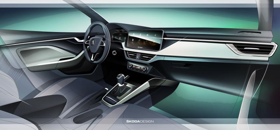 Эскиз Skoda Scala 2019 года  (WW) (фото 58 из 78)